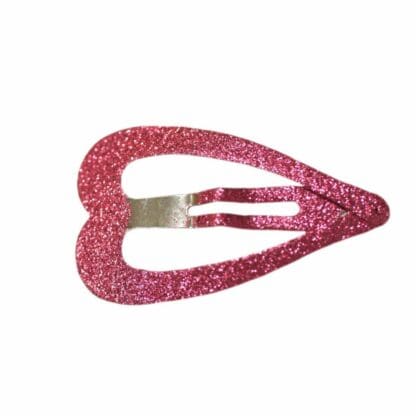 Molletta Metal Cuore - Fucsia