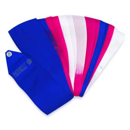 Nastro sfumato 5 m - Blu/Magenta/Bianco